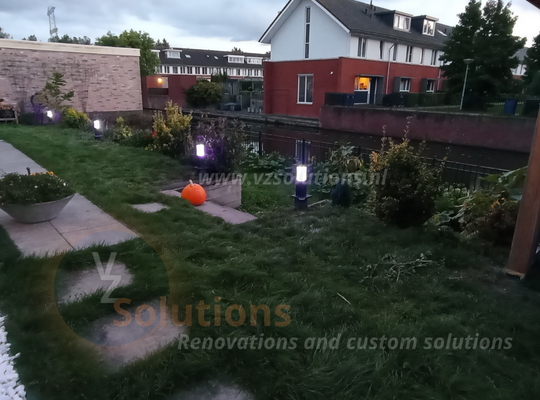 #007 - Garden projects - VZ Solutions - Renovations and custom solutions - Maatwerk Philips Hue aanpassen 2