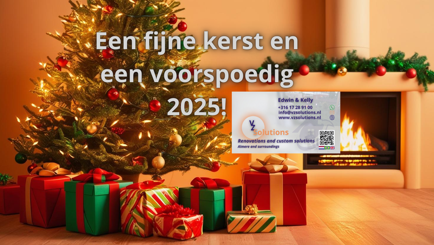 Een Fijne kerst en een voorspoedig 2025!