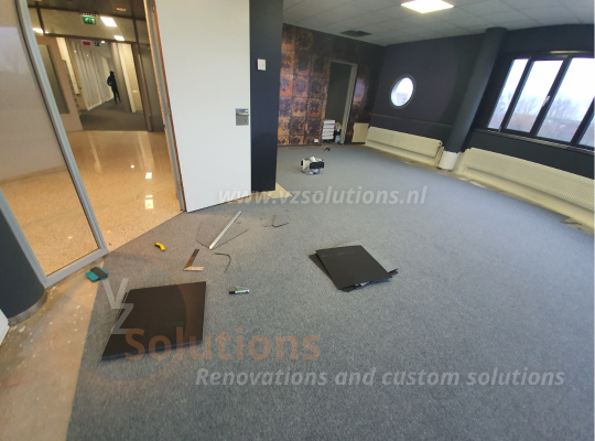 VZ Solutions – Handywomen Almere – Handyman Almere – Renovations and custom solutions – Honest handyman company – Trusted handyman company – Office projects – Laying carpet tiles – Installing carpet tiles VZ Solutions – Handywomen Almere – Handyman Almere – Renovations and custom solutions – Honest handyman company – Trusted handyman company – Office projects – Laying carpet tiles – Installing carpet tiles